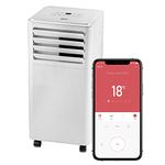 Igenix IG9909WIFI 3-in-1 Portable Smart Air Conditioner with Amazon Alexa, Control via Smart Home App, Cooling & Dehumidifying Functions, Self-Evaporating, White