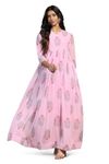 Jwalin Women’s Georgette Printed Maxi Dresses(JWWDRS00268 LPN XS_Light Pink_XS)