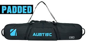 AUMTISC Snowboard Bag Padded for Travel Bag with Storage Compartments Available Length in 165cm Blue