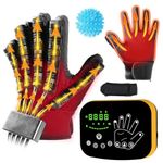 Heated Stroke Recovery Equipment For Finger And Hand Function Rehab Equipment, Heated Training Electronic Gloves For Hemiplegia, Cerebral Palsy, Stroke Patients.