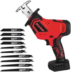 Reciprocating Saw Cordless, 2800 RPM, Compatible With Milwaukee 18V Battery(Only Tool), Brushless Motor with 10 Saw Blades, Portable for Wood PVC Cutting