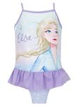 Disney Swimsuit | Girls Frozen Bathing Suit | Elsa Swimming Suit for Girls | Blue 8