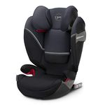 Cybex Gold Solution S-Fix High Back Booster Car Seat, For Cars with and without ISOFIX, Group 2/3 (15-50 kg), From Approx 3-12 Years, Granite Black