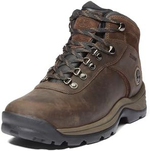 Timberland Men's Flume Waterproof Mid Hiker Boot Hiking, Dark Brown-2024 New, 10