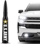 EcoAuto Car Antenna Topper Fits All Chevy & GMC Truck Model Years - Radio Antenna Topper for Truck Made with Military Grade Aluminum - Anti Chip & Anti Theft Design (US Army)