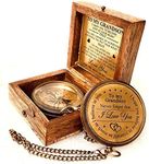 Gift for Grandson Brass Compass Eng