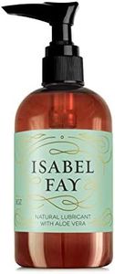 Isabel Fay Natural Water Based Personal Lube with Aloe Vera - for Women with Sensitive Skin - 8OZ - No Glycerin, No Parabens