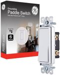 GE Paddle Rocker Light Switch Singl