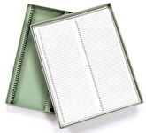 Microscope Glass Slide Box (100 slides with index) Pack of 1