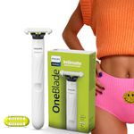 Philips OneBlade Intimate Trimmer & Electric Razor | Unmatched Skin Protection for Private Parts, Bikini, Underarm & Intimate Areas | No post shave irritation | For Women & Men | Waterproof | QP1924/20