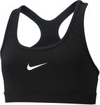 Nike Girls Big Girl's Classic Training Sports Bra (Black, Large)