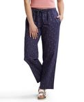 Jockey Women's Pyjama Pants (RX06_Classic Navy Assorted Checks_L_Classic Navy Assorted Checks_Large)