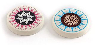 KD Willmax Board Quality Indoor Game Striker Accessories Set of 2 Used in National & International Carrom Tournament (Leader)