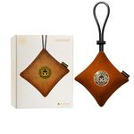 GOODAIR 2.0 Non-Electric Car Air Purifier | 24/7 Purification | Patented Technology | Clinically Proven to Prevent Motion Sickness | Tested & Certified to Absorb Toxic Gases | Romantic Coffee