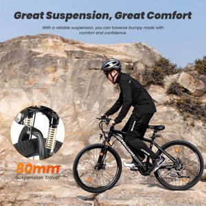 Touroll U1 Electric Mountain Bike 26" – Lightweight, Powerful E-Bike