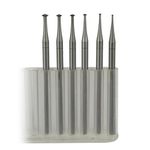 LUO KE 𝐋𝐮𝐨 𝐤𝐞 6 Pcs 45º Hart Burr - 3/32'' Shank Jewelry Making Bits 45 Degree Heart Burs Setting Bits for Dremel Rotary Tools ( 008 - 023 )