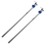 48" 1200mm Aluminium Sash Clamp Grip Bench Work Holder Vice Slide Cramp 2pk