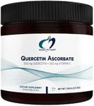 Designs for Health Quercetin-Ascorbate Powder - 500mg Quercetin Flavonoid Antioxidant Supplement - Vitamin C to Help Support Normal Histamine Response - Easy Drink Add-in, Vegan (100 Servings / 100g)