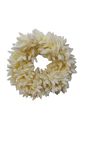 50 PC Artificial Jasmine Gajra, Floral Burn Reusable Gajra For Hair, Haldi Nikha Floral Hand Band,Bridal Hair Accessories