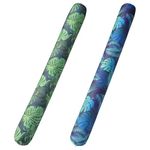 FindUWill Inflatable Swim Pool Noodles, 2 Pack Soft Fabric Covered Large Noodles, Premium Buoyancy for Swimming Toys, Pool Floats Toys for Adults