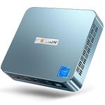 PELADN WI-6 Pro Mini PC, Intel 12th Gen Alder Lake- N100(up to 3.4GHz), 8GB DDR4 RAM 256GB M.2 PCIe SSD, Desktop Computer Support 4K Dual Display/USB3.2/WiFi 5/BT5.2/Win 11 Pro