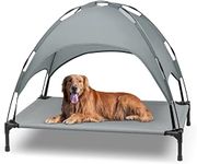 Heeyoo Elevated Dog Bed with Canopy