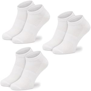 Bamboo Socks 3 Pairs Men's Trainer Socks, Ankle Socks, Sport Socks, Low Cut Nonslip Breathable with Arch Support, White Size 6-11