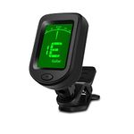 Guitar tuner,Mini Guitar tuner,for Guitar/Bass/Ukulele and Violin/Anti-Interference Color LCD Display/Battery Included/Auto Power Off