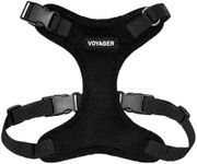 Voyager Step-in Lock Dog Harness - Adjustable Step-in Vest Harness for Small and Large Dogs - Black, Medium