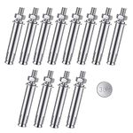 WeqeYent 12 Pcs Expansion Screw Bolts,Hex Nut Expansion Sleeve Anchor Bolt Heavy Duty Fixing Anchors,304 Stainless Steel Anchor Expansion Bolt Screws Nuts(M6X60mm)