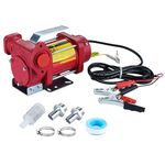 TRUPOW 12V DC 10GPM Self-priming Heavy-duty Gasoline Fuel Oil Transfer Pump with Explosion-proof for Gasoline Diesel Kerosene & More