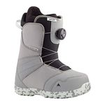 Burton Boy's Zipline Boa® '19 (Big Kid) Gray/Neo/Mint 4 Big Kid M