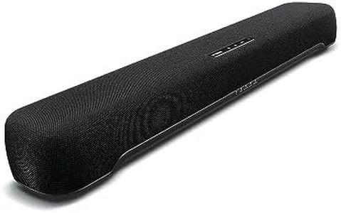 Yamaha C20A Soundbar - Cassa Altoparlante TV Compatta con Suono Surround e Subwoofer Integrato per Bassi Profondi - Connettività Bluetooth per lo Streaming di Musica senza Fili, Nero