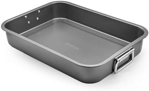 Large Lasagna Pan 12” x 16” - Heavy-Duty Nonstick Casserole Dishes for Oven - Convenient Deep Lasagna Baking Dish With Foldable Handles - Casserole Dish Is Dishwasher Safe and Perfect for Any Meal