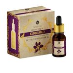 HM Herbal Me Certified Kumkumadi Natural Face Oil 15ml For Glowing Skin | Reduces Dark Spots, Fine Lines and Blemishes | Pure Saffron Face Oil