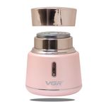 VGR V-737 Professional Rechargeable shaver fully waterproof (IPX5), Portable, Painless & Cordless Shaver for women with USB charger & LED Indicator | 500mAh lithium battery | 1 Year Warranty (Pink)