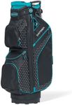 Datrek DG Lite II Golf Cart Bag, 14 Way Top with Full Length Individual Dividers, Dedicated Putter Well, Insulated Cooler Pocket, 7 Pockets