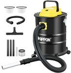 SIPPON Ash Vacuum Cleaner, Pellet Stove Vacuum Cleaner with Wheeled Base & Blower Function, 1000W Powerful Suction 4 Gallon All-in-One Ash Vacuum for Fireplaces, Pellet Stoves