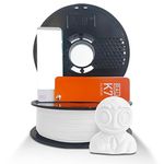 NFIL3D Premium High Strength PLA+ Snow White 3D Printer Filament | Dimensional Accuracy +/- 0.015mm |1.75mm | Easy to Print, No Clogging, Smooth Finish, Tangle-Free |Compatible with All 3D Printers