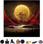 ZenChalet - Golden Kingdom Premium 500 Piece Puzzles for Adults - Wooden Puzzle for Adults, Ideal or Family Game Nights - Brain Teaser Puzzle