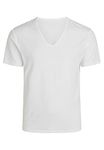 URBAN QUEST Men's Pack of 2 V-Neck Bamboo Undershirt White, L