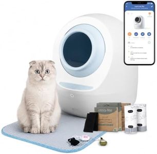 Casa Leo Automatic Self Cleaning Cat Litter Box Bundle with App Control