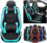 Car Seat Covers Fit for Subaru Outback 2000-2024,Super Breathable and Waterproof Leather Seat Covers,2 Seats&Luxury (Green)