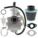 AUTOKAY PZ20 Carb Carburetor 49cc 70cc 90cc 100cc 110cc 125cc Coolster NST for Chinese ATV Quad Go kart 4 strokeSUNL TAOTAO JCL with Gasket Air Filter