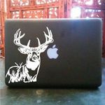 Deer hunting vinyl decal small 2013 Laced Up Decals LLC