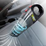 IBELL VC6950 Wireless Car Vacuum Cleaner, Rechargeable, Wet & Dry, Hand Held Portable, with High Suction Power (Black)