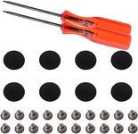 tunghey 8 Pack Rubber Case Feet+Set of 20pcs Repair Replacement Screw+2pcs 5 Point Pentalobe Screwdriver Compatible for Ma-cBook Pro Re-Tina A1425 A1502 A1398 13" 15" Bottom Case