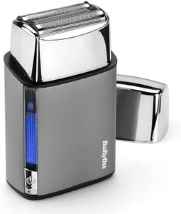 BaByliss Super‑X Double Foil Shaver for Men – Ultra‑Smooth Finish, Dual Japanese Steel Foils, Cordless Lithium‑Ion, Wet & Dry IPX7, USB‑C Rechargeable, FS996DU