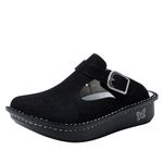 Women's Alegria, Classic Clog, La Dee Dottie Black, 8-8.5