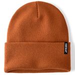 FURTALK Womens Knit Beanie Hat Acrylic Winter Hats for Women Men Soft Warm Unisex Cuffed Beanie Brown